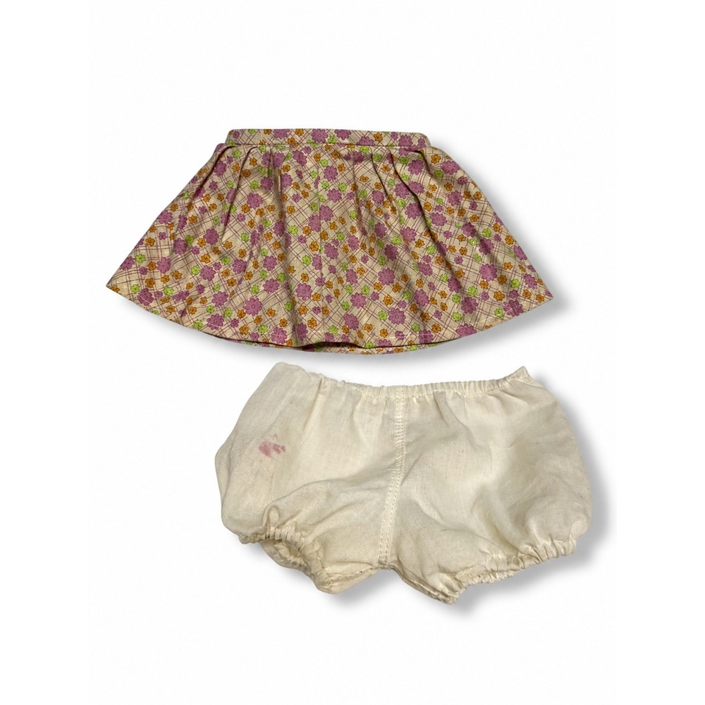 American Girl Kit Kittredge Meet Outfit Skirt Bloomers Floral Doll Clothes